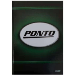 Caderno ponto grande capa dura com 100 folhas São Domingos