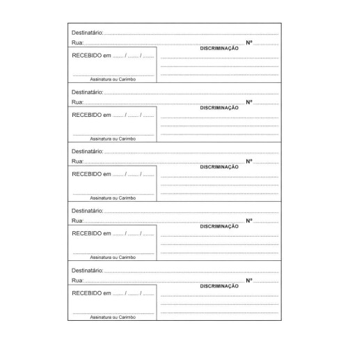 Caderno protocolo de correspondência pequeno 104 folhas Animativa