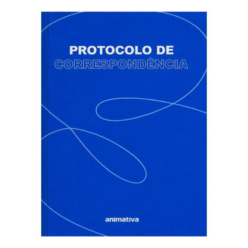 Caderno protocolo de correspondência pequeno 104 folhas Animativa