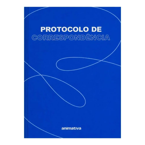 Caderno protocolo de correspondência pequeno 104 folhas Animativa