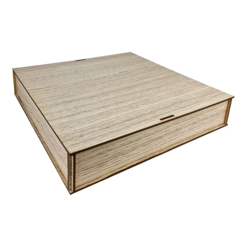 Caixa MDF quadrada G 5X30X30cm sortida