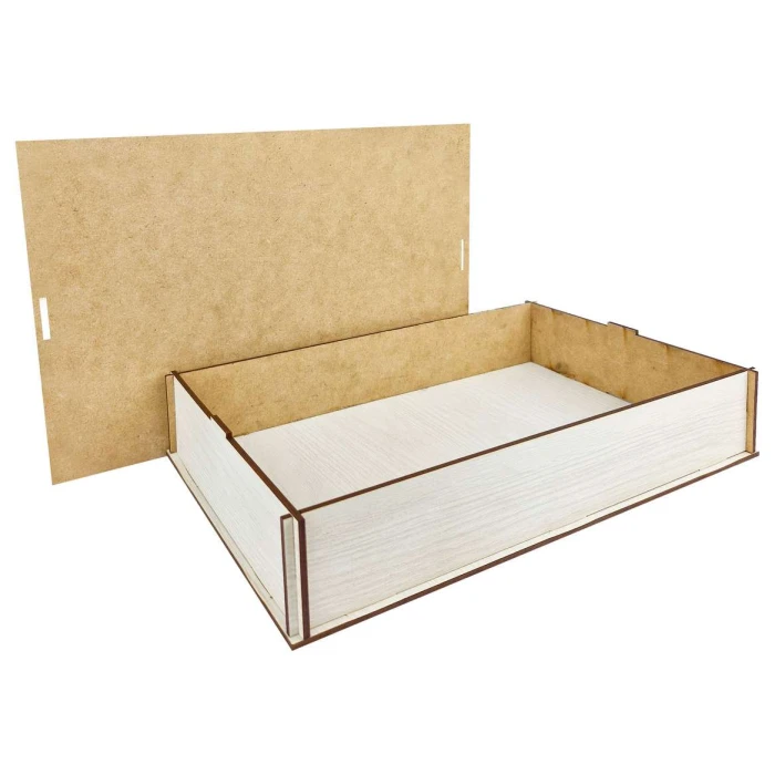 Caixa MDF retangular M 5x30x20cm sortidas - Moinho Atacadista