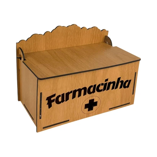 Caixa de mdf para remédio farmacinha decorado sortidos