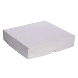 Caixa de papel wtl retangular delivery branco 25x20x5cm Sant Paper
