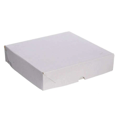 Caixa de papel wtl retangular delivery branco 25x20x5cm Sant Paper