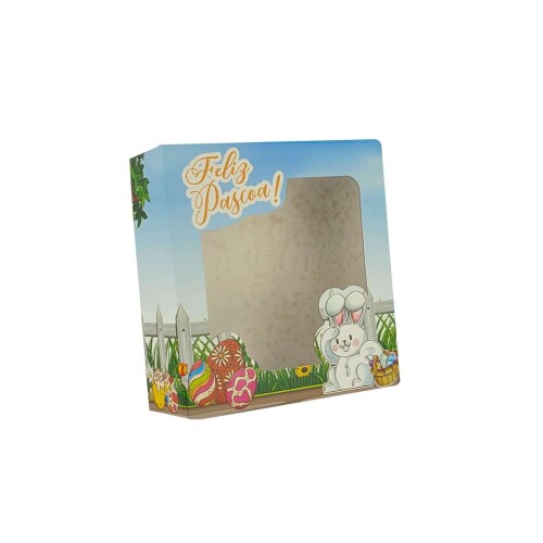 Caixa de papelão salgado delivery branco 35x17,5x5cm