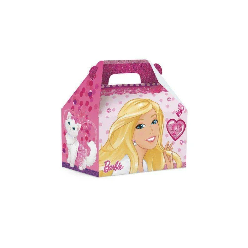 Caixa maleta licenciada Barbie Gloss com 10 unidades 09x06cm Cromus
