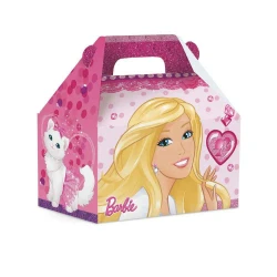 Caixa maleta licenciada Barbie Gloss com 10 unidades 15x10cm Cromus