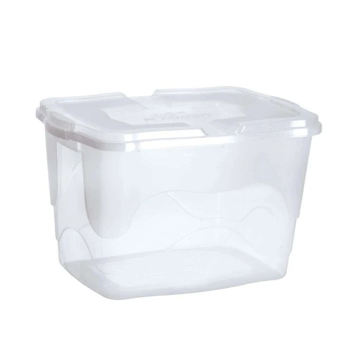 Caixa organizadora multiuso 60 litros transparente Plasmont