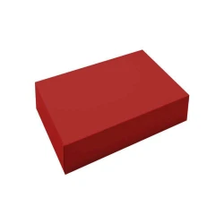 Caixa para presente de papel lisa colorida 19x14,5x7,5cm