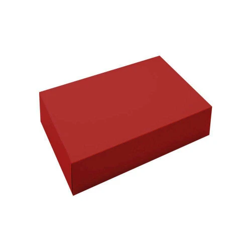 Caixa para presente de papel lisa colorida 19x14,5x7,5cm