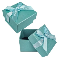 Caixa para presente quadrada decorada mini 05x05cm sortidas