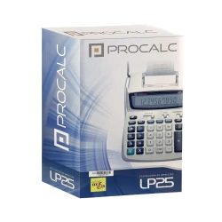 Calculadora com bobina LP25 12 dígitos Procalc