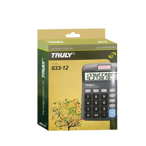 Calculadora média 12 dígitos Truly