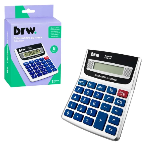 Calculadora média 8 dígitos Brw