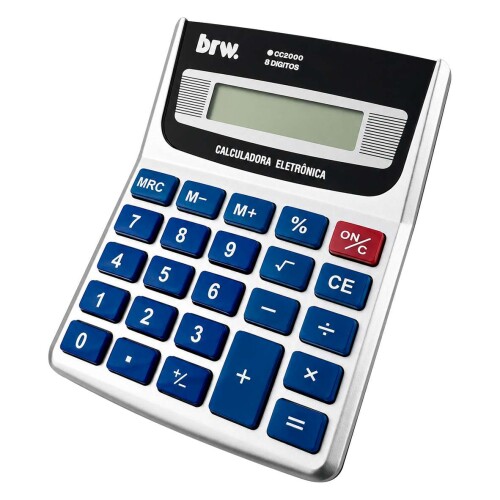 Calculadora média 8 dígitos Brw