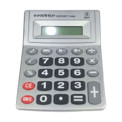 Calculadora media 8 digitos cinza kcd9811