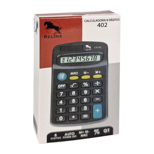 Calculadora pequena 8 dígitos