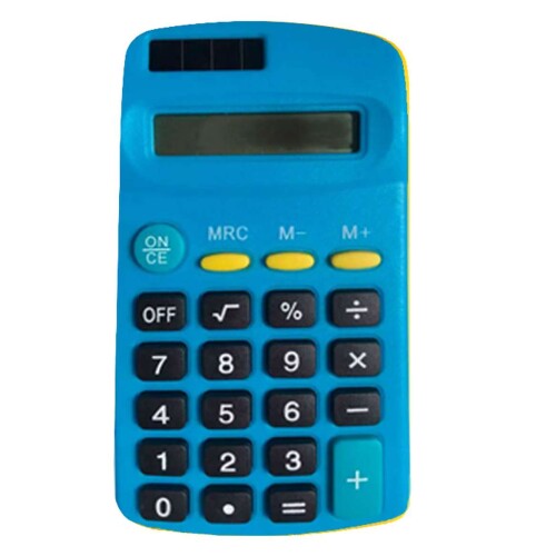 Calculadora pequena 8 digitos coloridas ccd402c