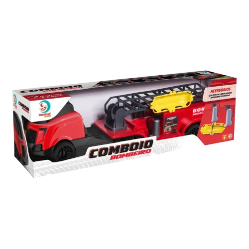 Caminhão bombeiro comboio 9055 Cardoso Toys