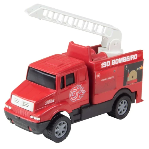Caminhão bombeiro mini trucks 23cm