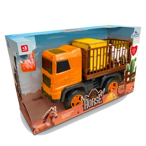 Caminhão truck Horse com cavalos 47cm