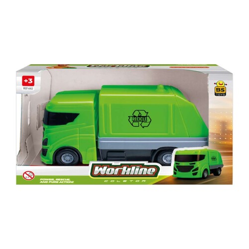 Caminhão work line coletor 17cm Bs Toys