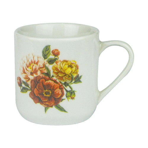 Caneca de cerâmica 250ml frases/figuras sortidas