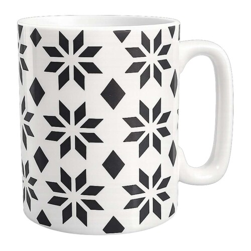 Caneca de cerãmica 320ml decorada sortida