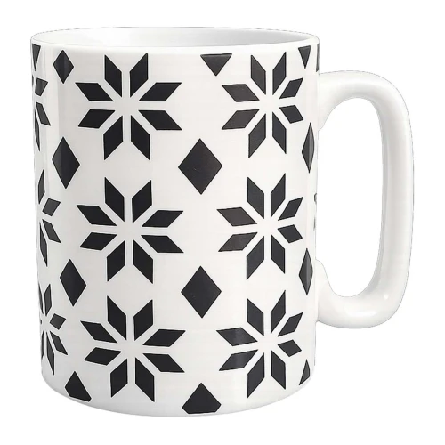 Caneca de cerâmica 320ml decorada sortidas Caneca de cerâmica 320ml decorada sortidas