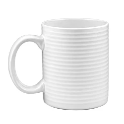 Caneca de cerâmica Grace branca 320ml Wellmix