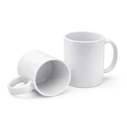 Caneca de cerâmica para sublimação 325ml branca