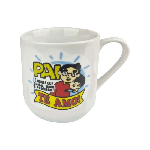 Caneca de porcelana 220ml decorada pai