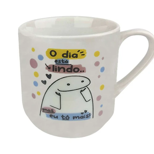 Caneca de porcelana 220ml personagens sortidos Caneca de porcelana 220ml personagens sortidos