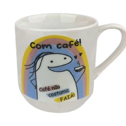 Caneca de porcelana 220ml personagens sortidos Caneca de porcelana 220ml personagens sortidos
