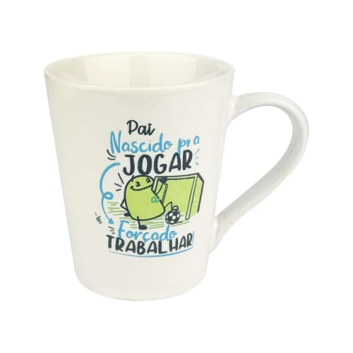 Caneca de porcelana tulipa Pai 250ml sortidas