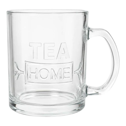Caneca de vidro 350ml tea home