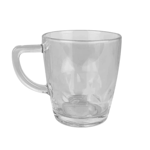 Caneca de vidro transparente 200ml