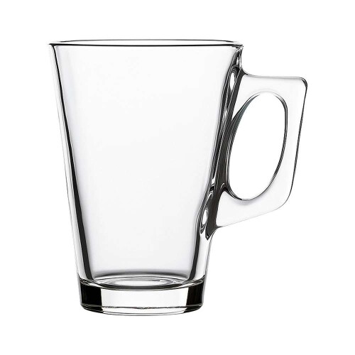 Caneca de vidro transparente 215ml