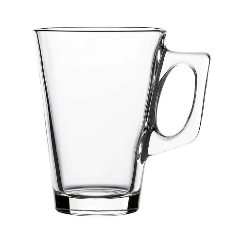 Caneca de vidro transparente 215ml