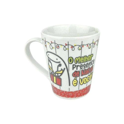 Caneca porcelana natal tulipa Flork 290ml sortida