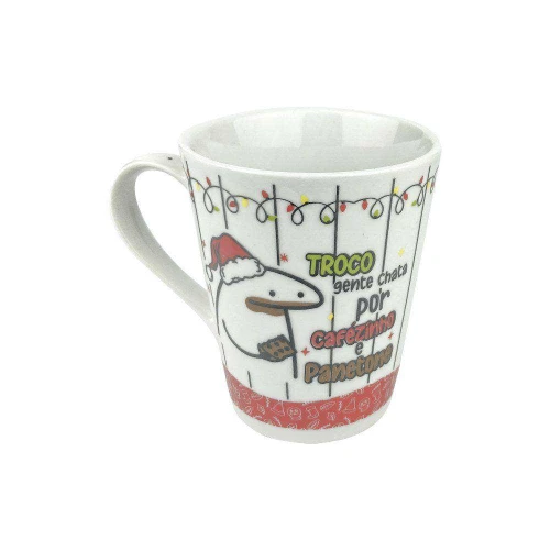 Caneca porcelana natal tulipa Flork 290ml sortida