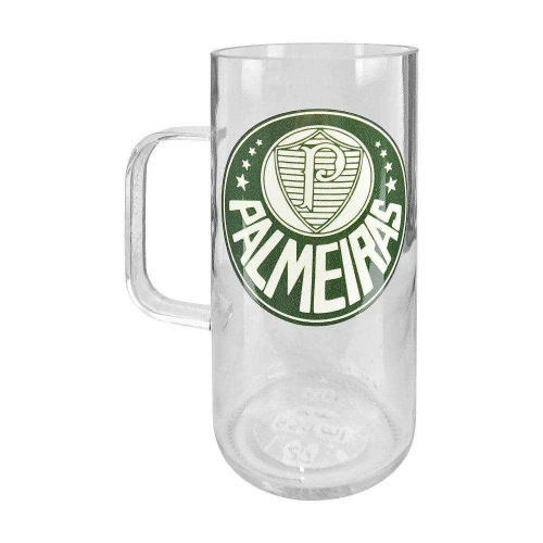 Caneco para chopp de vidro 500ml times sortidos