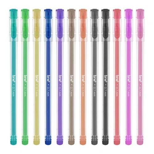 Caneta 0,7 gel apagável colors sortida Brw