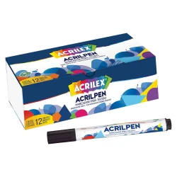 Caneta acrilpen preta Acrilex