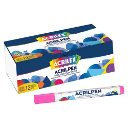 Caneta acrilpen rosa Acrilex