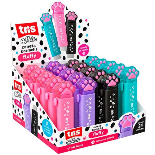 Caneta borracha retratil holic pets sortidos (v) Caneta borracha retratil holic pets sortidos (v)