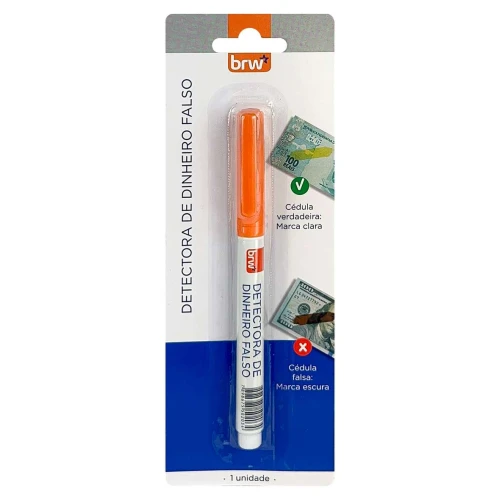 Caneta detectora de nota falsa BRW