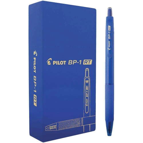 Caneta esferografica 0,7 pilot azul 12 unidades