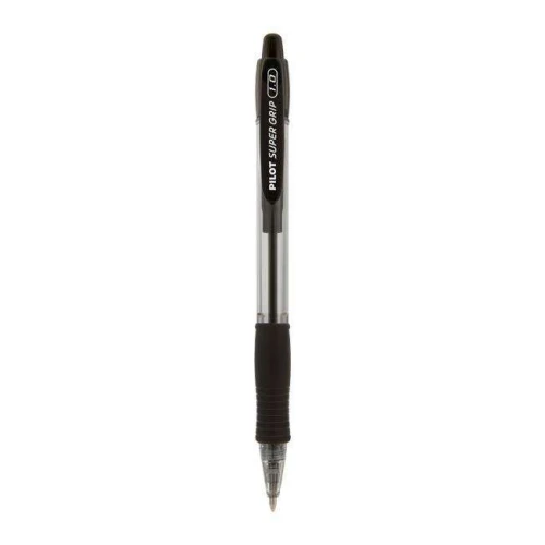 Caneta esferográfica BPS Grip retrátil 1.0 preta Pilot